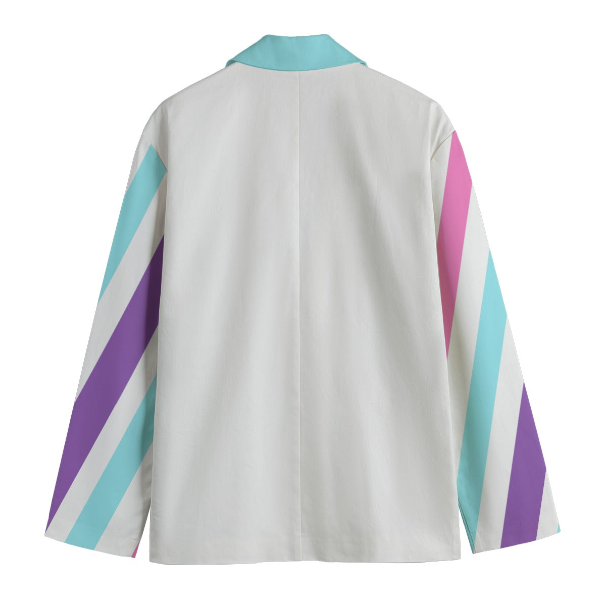 Multicolored Striped Blazer