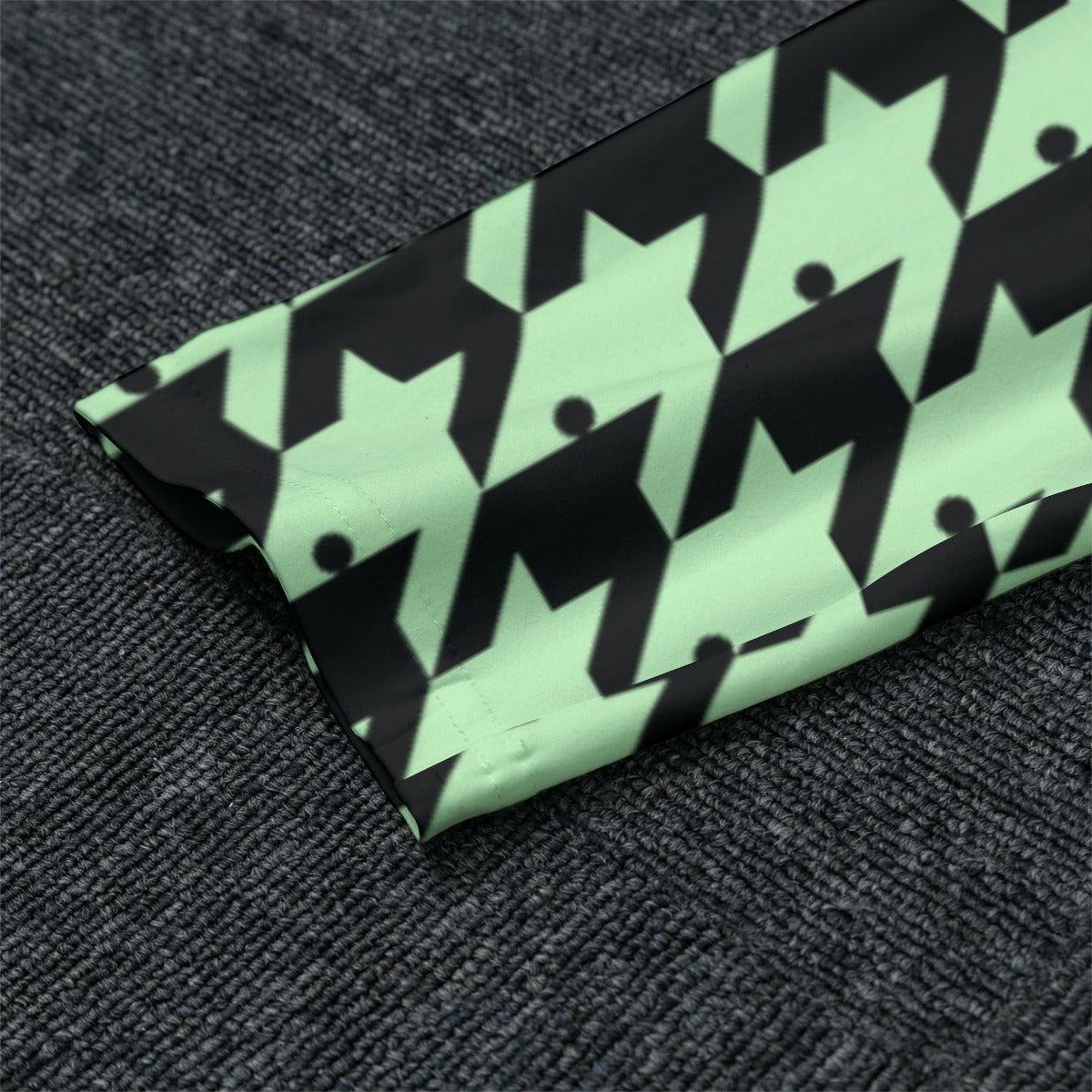 Houndstooth Pajamas - Pastel Green