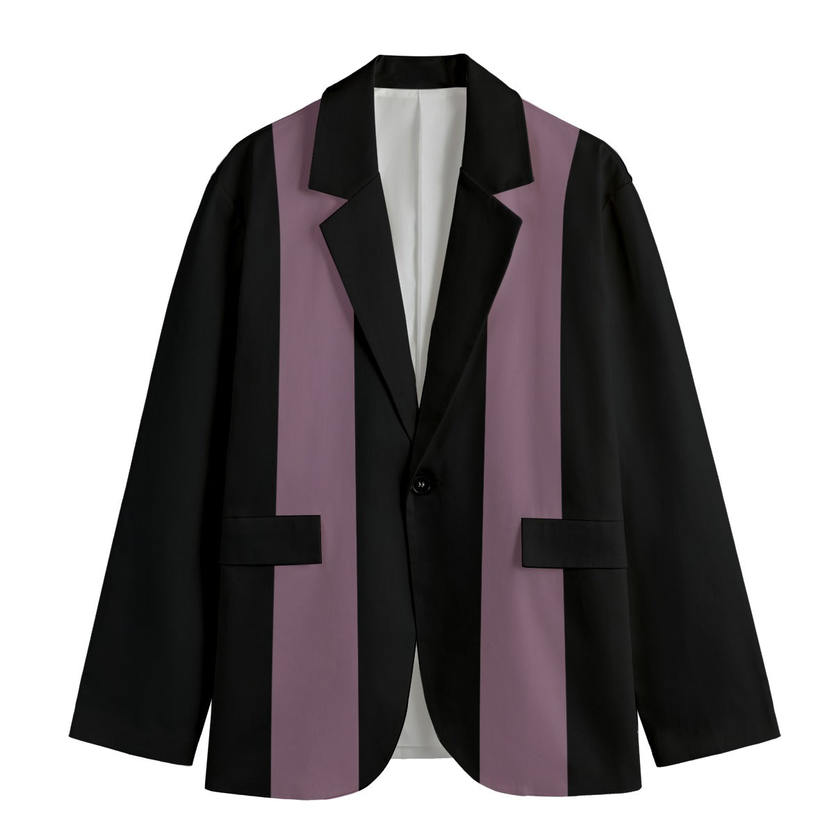 Mauve Blazer - Striped - Formal Alternative Fashion