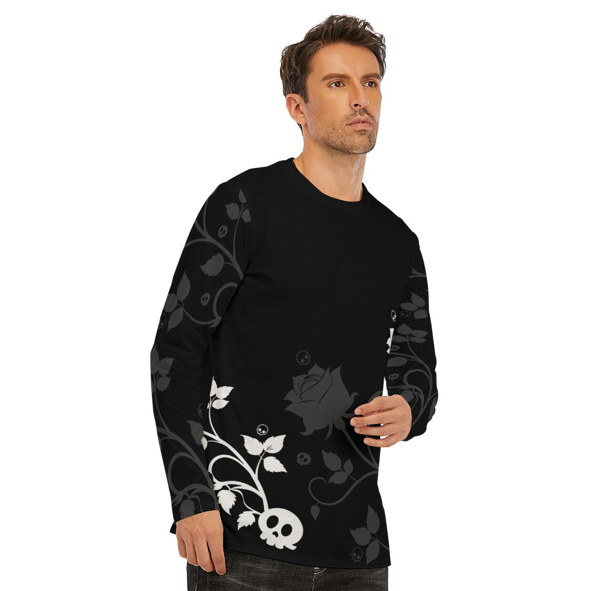 Kawaii Goth Rose Long Sleeve T-Shirt | Unisex