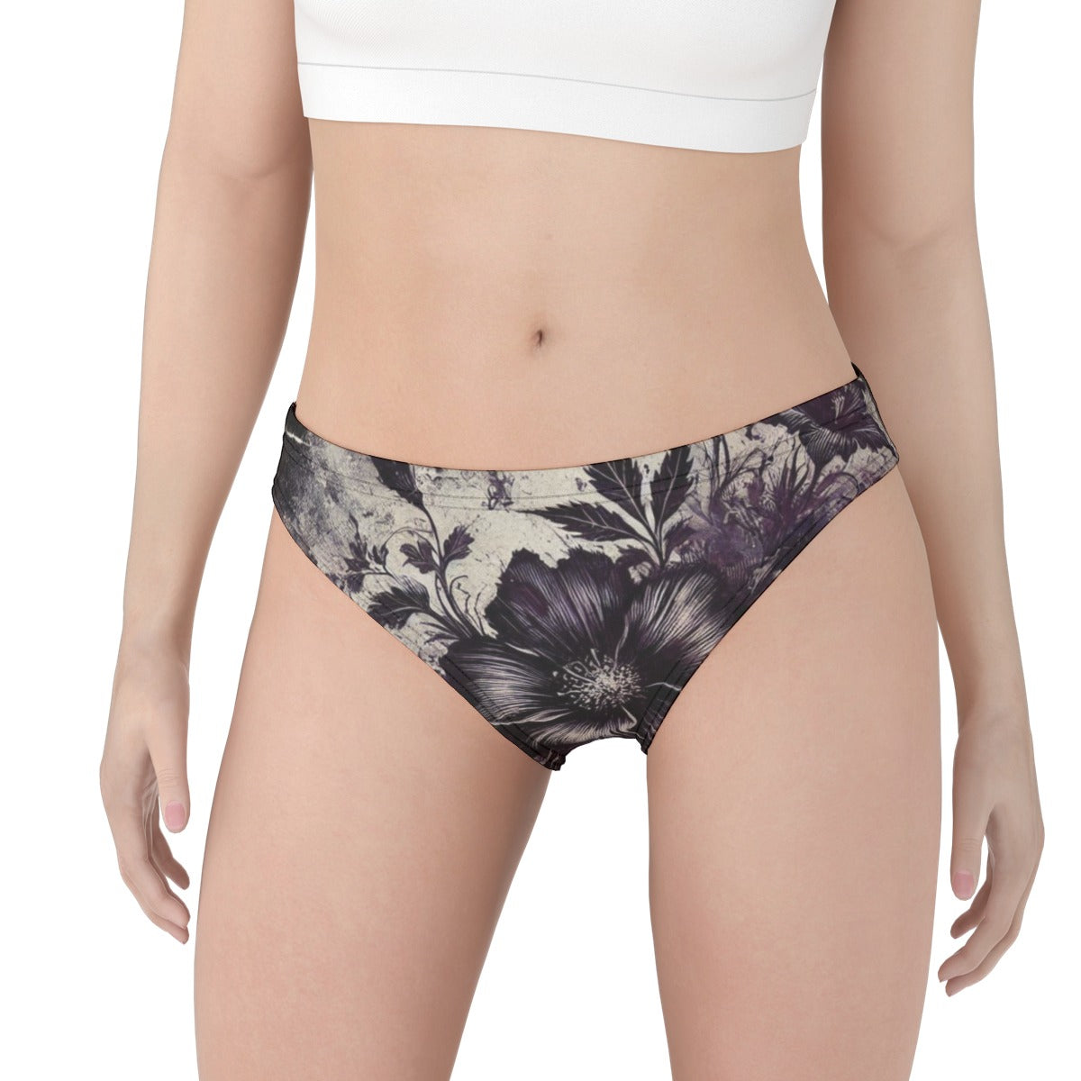 Floral Grunge Underwear for Adult