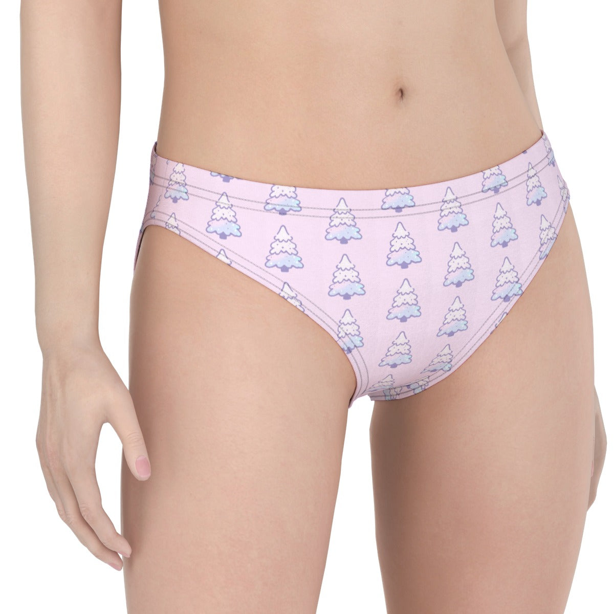 Pastel Underwear For Adult - Christmas Tree Pink / Purple