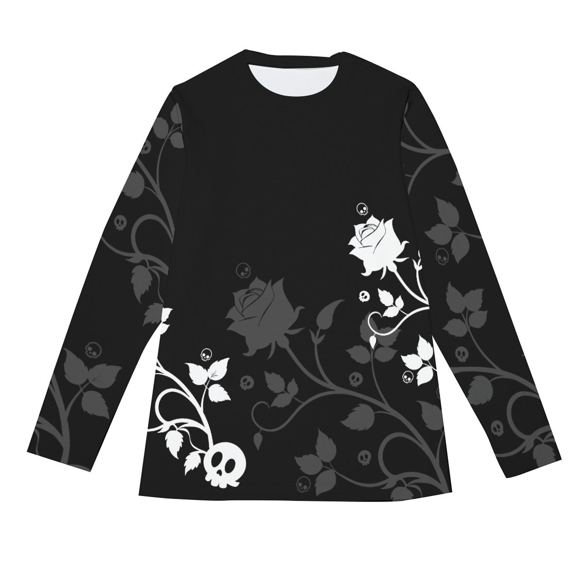 Kawaii Goth Rose Long Sleeve T-Shirt | Unisex