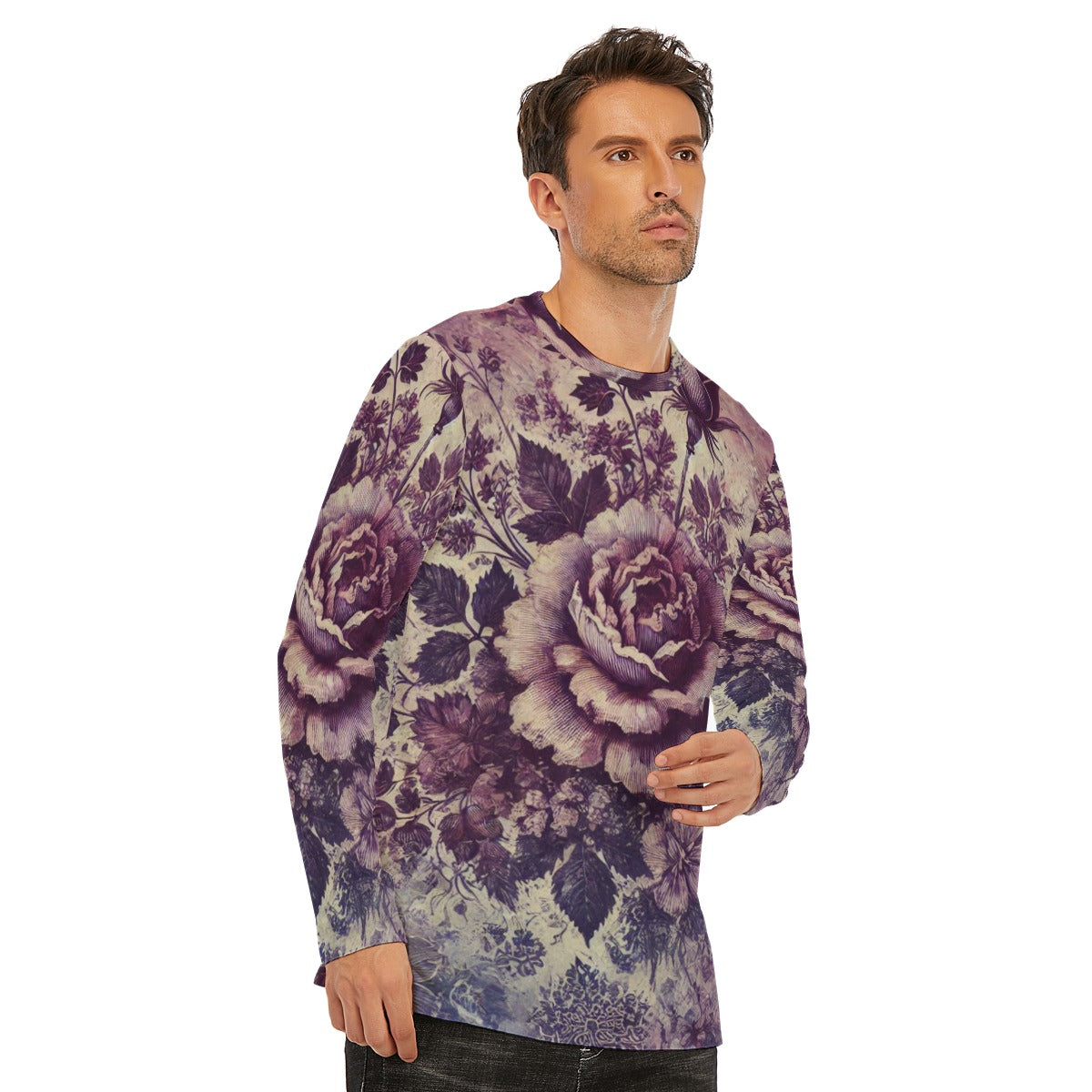 Vintage Rose Long Sleeve T-Shirt