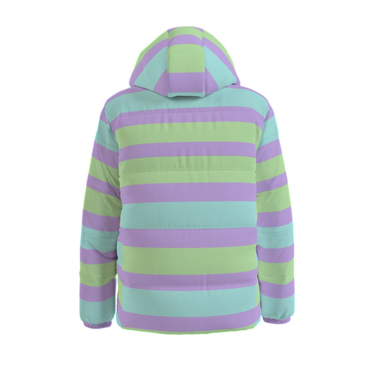 Pastel Down Jacket - Blue / Green - Unisex