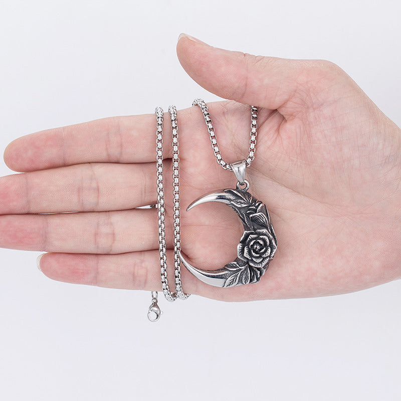 Moon Rose Necklace