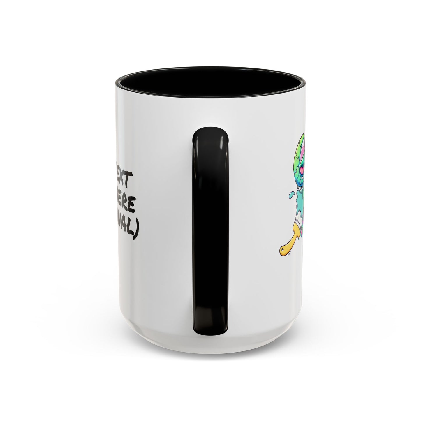 Kawaii Pastel Goth DDLG Gift Mug - Cow & Bat Paintbrush - Personalized