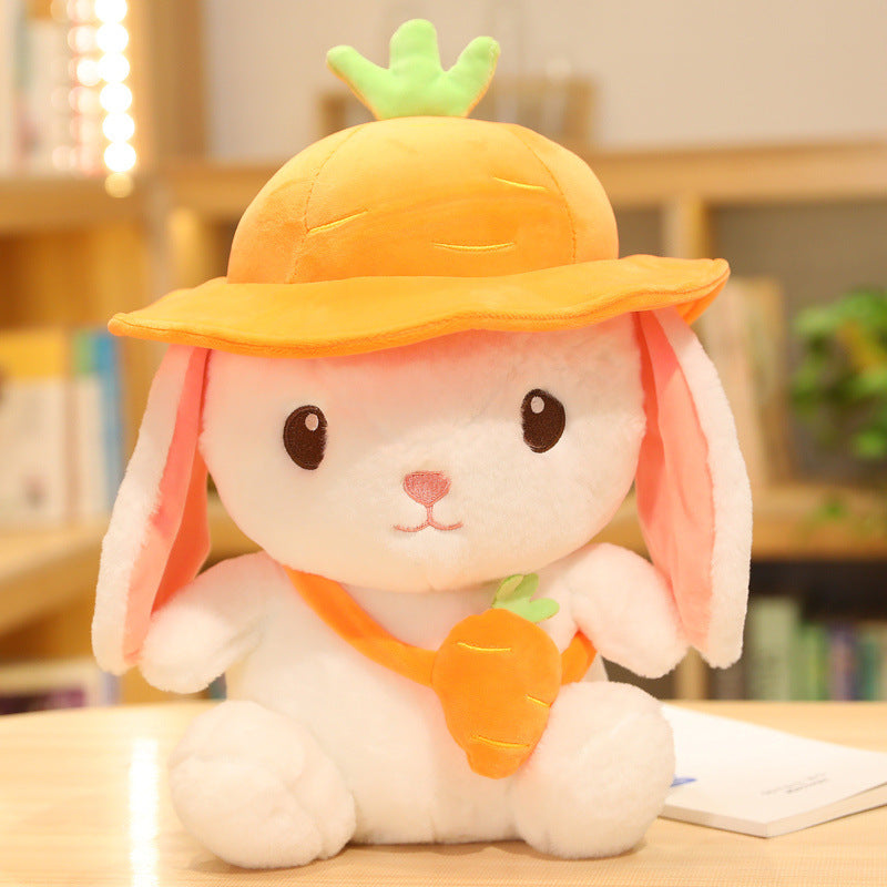 Kawaii Bunny Rabbit Plush Toy - Pineapple, Strawberry, Carrot