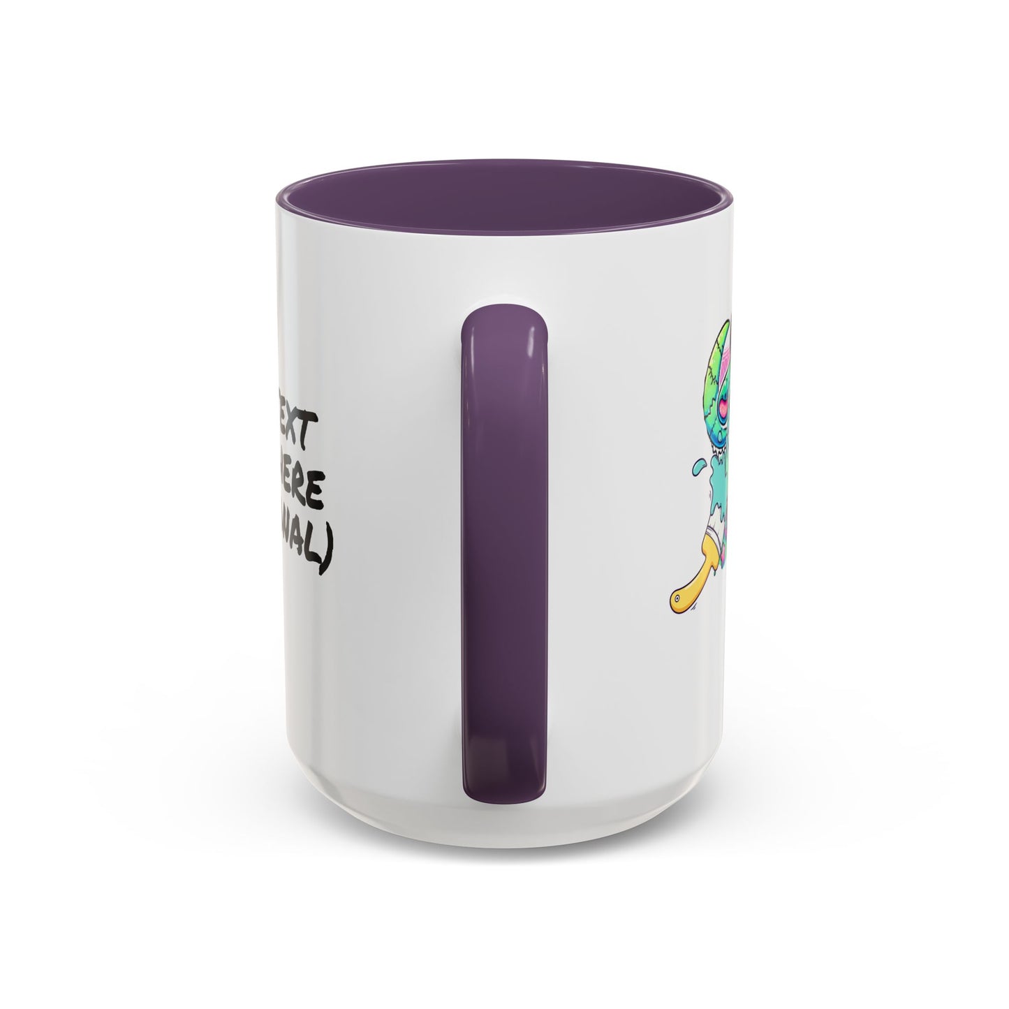 Kawaii Pastel Goth DDLG Gift Mug - Cow & Bat Paintbrush - Personalized