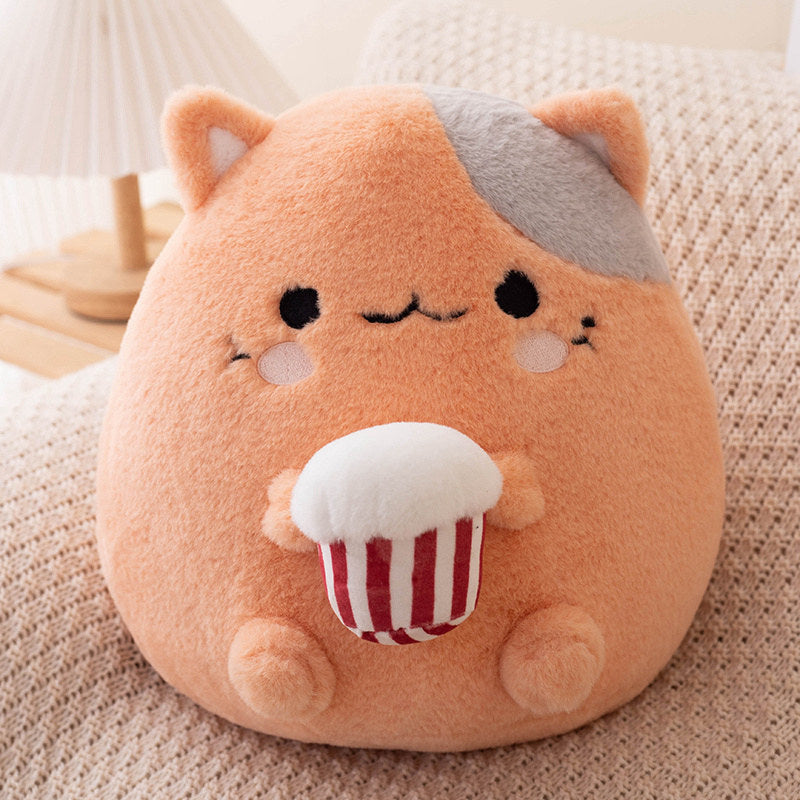 Strawberry Cow Plushie - Pink Cow Plush Toy