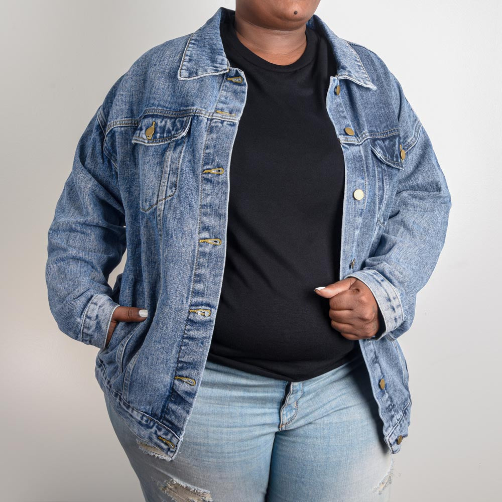 Inked Mama Women’s Denim Jacket - 2X-Large - Jackets