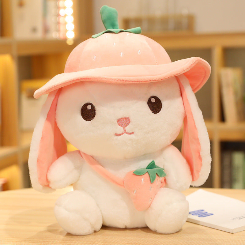 Kawaii Bunny Rabbit Plush Toy - Pineapple, Strawberry, Carrot