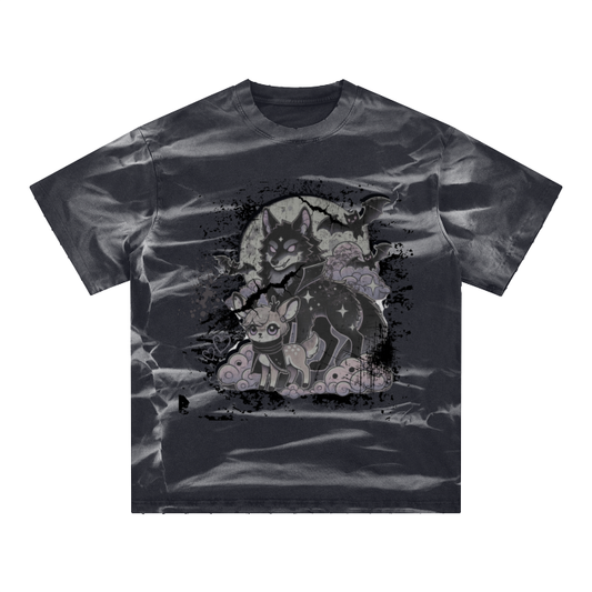 grunge fashion,pastel goth grunge,kawaii grunge,grunge shirt,grunge clothing,wolf,fawn,baby deer,ddlg baby girl grunge