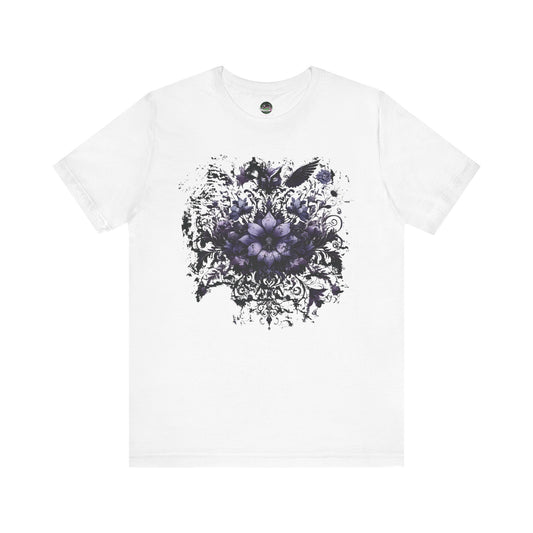 Grunge Floral Goth T-Shirt