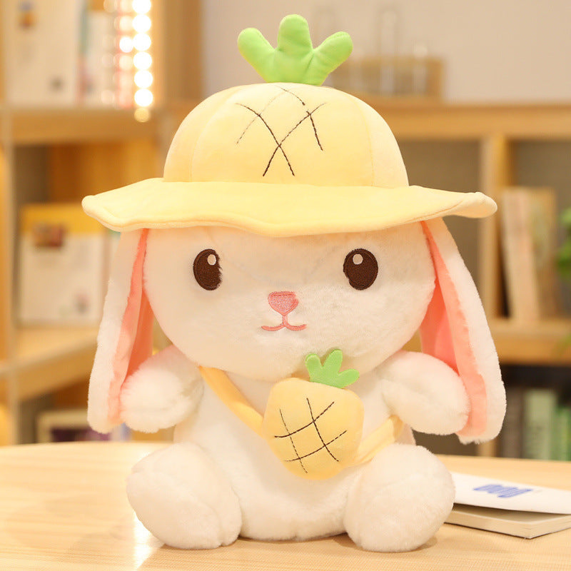 Kawaii Bunny Rabbit Plush Toy - Pineapple, Strawberry, Carrot