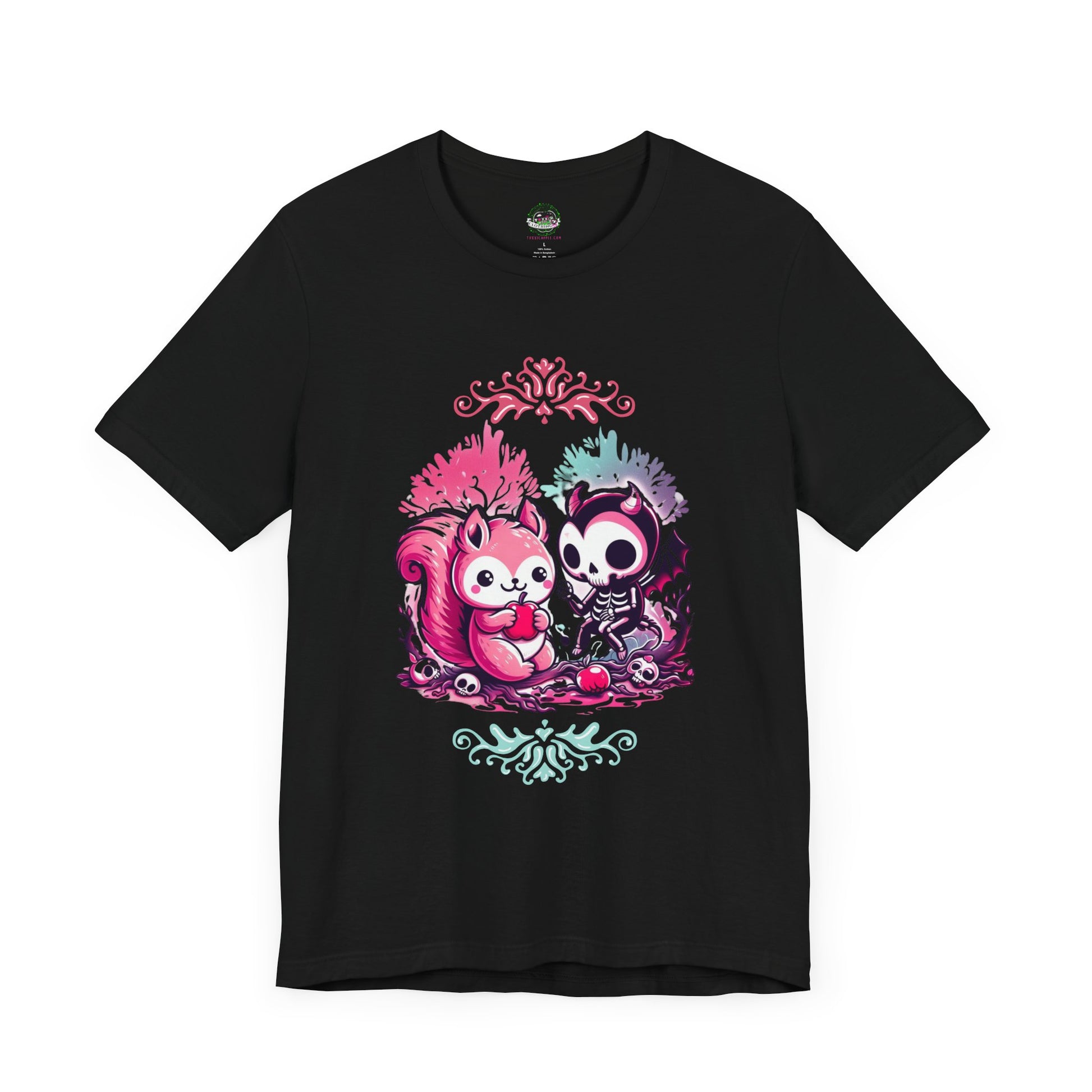 Cute Goth Fairytale Skeleton Critter Tee - T-Shirt