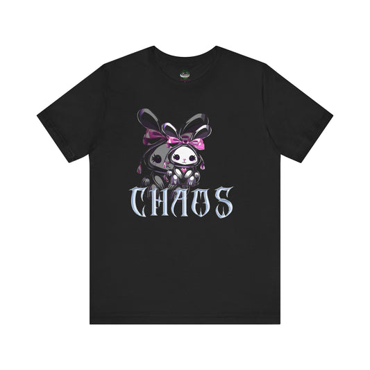 Goth Bunny Tee - Chaos Metal - Black / XS - T-Shirt