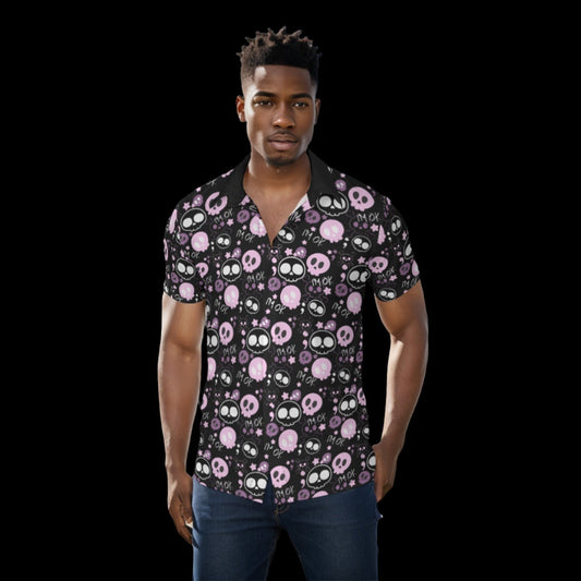 I’m Okay Pastel Goth Men’s Shirt - XS