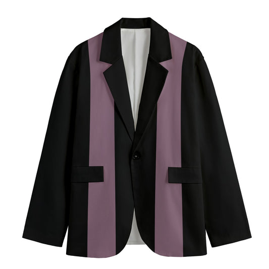 Mauve Blazer - Striped - Formal Alternative Fashion