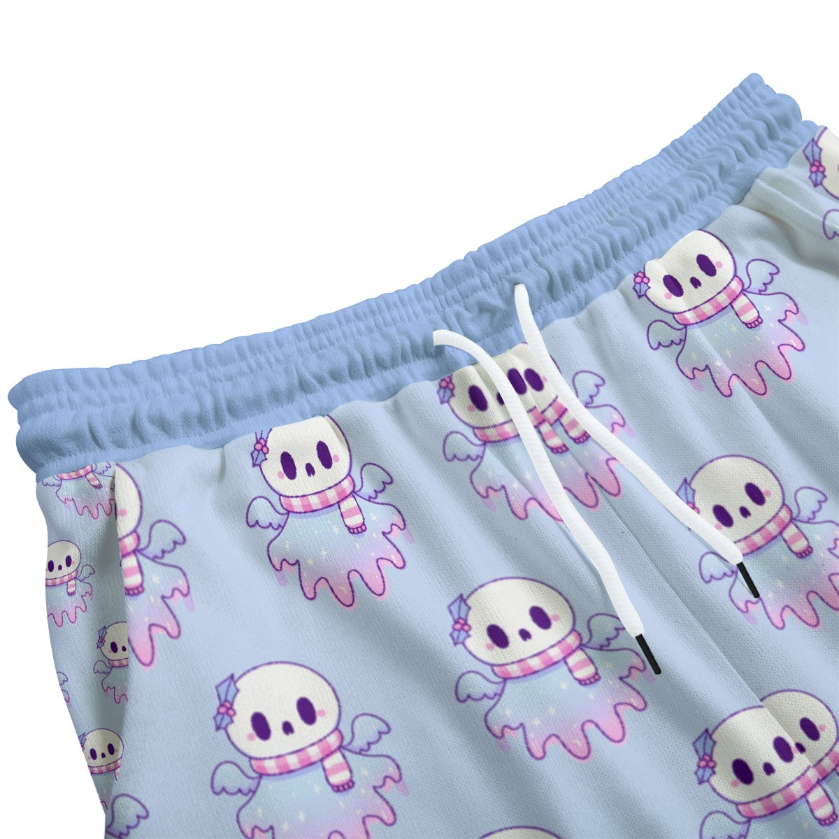 Kawaii Christmas Ghost Fleece Pants
