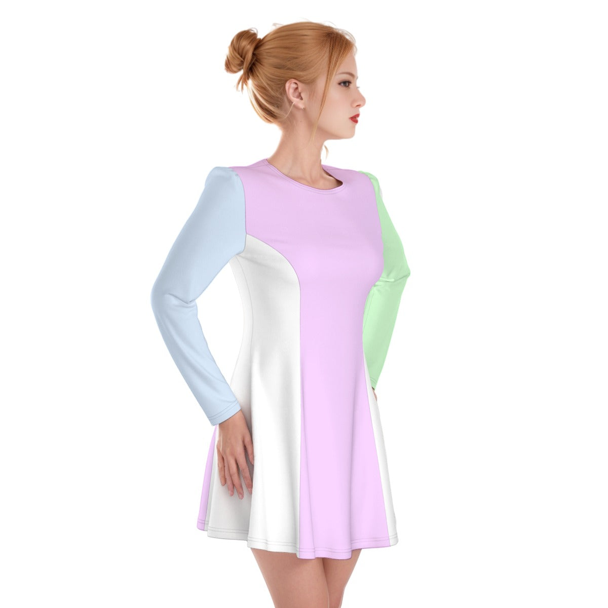 Multicolor Pastel Dress