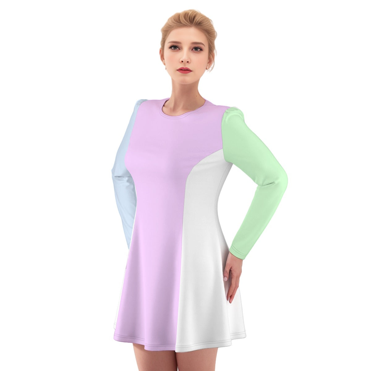 Multicolor Pastel Dress
