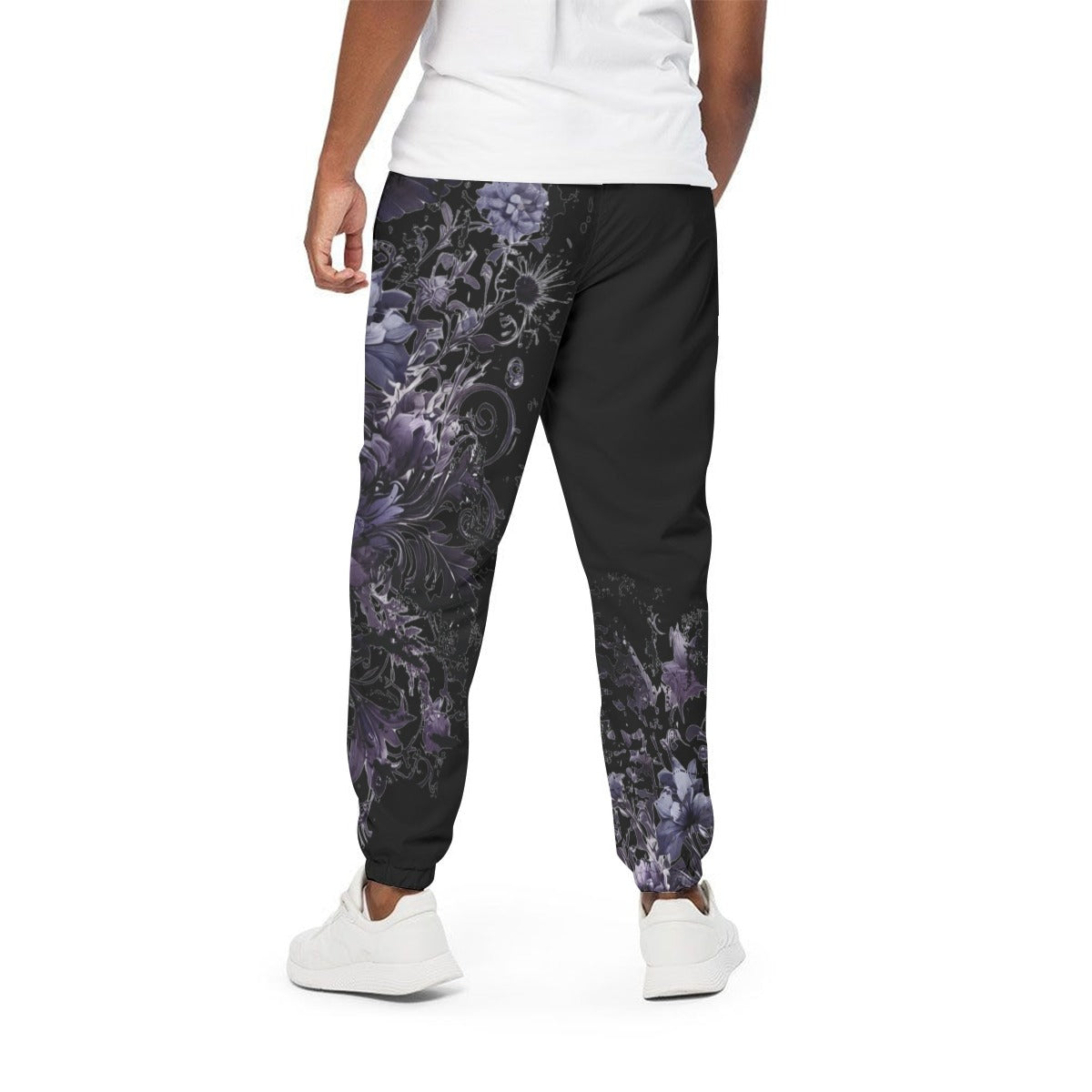 Grunge Goth Sweatpants - Black / Violet