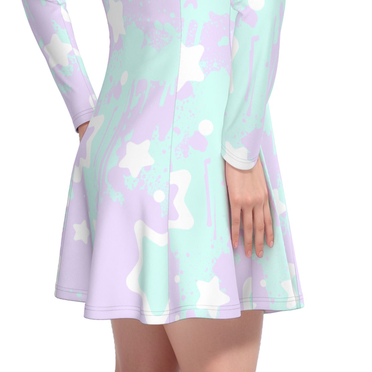 Pastel Goth Dress - Skull