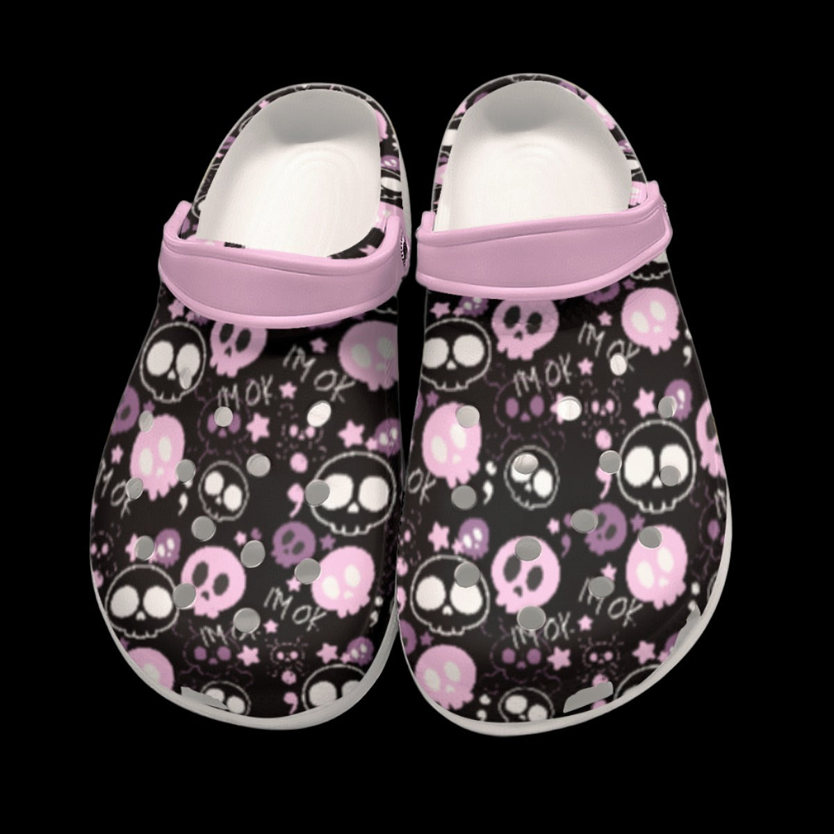 I’m Okay Semi Colon Women’s Classic Clogs