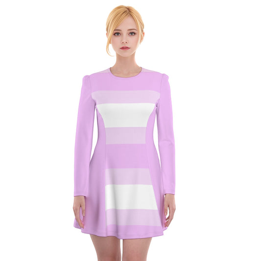 Purple Pastel Dress For Women