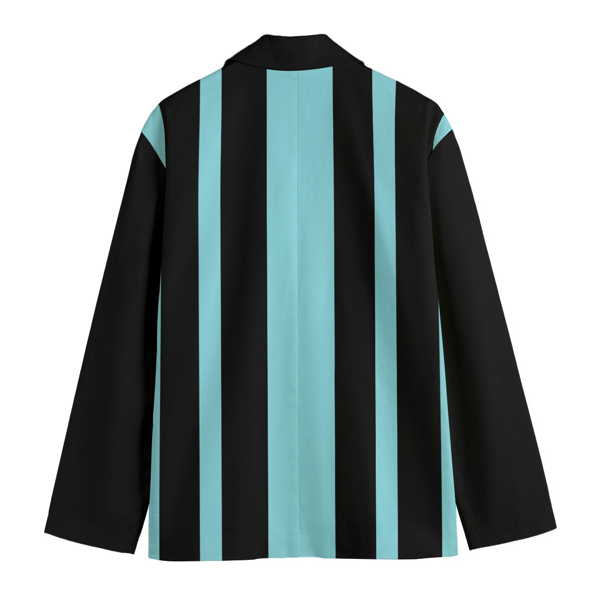 Alternative Fashion Blazer - Blue / Black Stripes