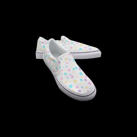Pastel Star Slip On Sneakers
