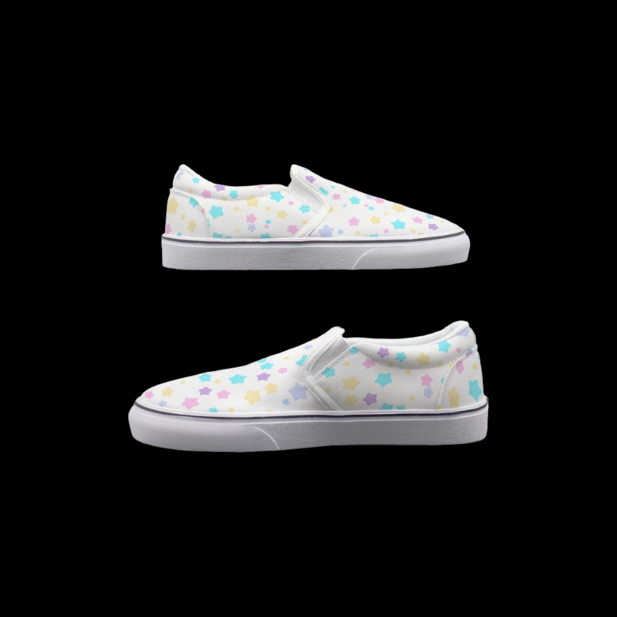 Pastel Star Slip On Sneakers