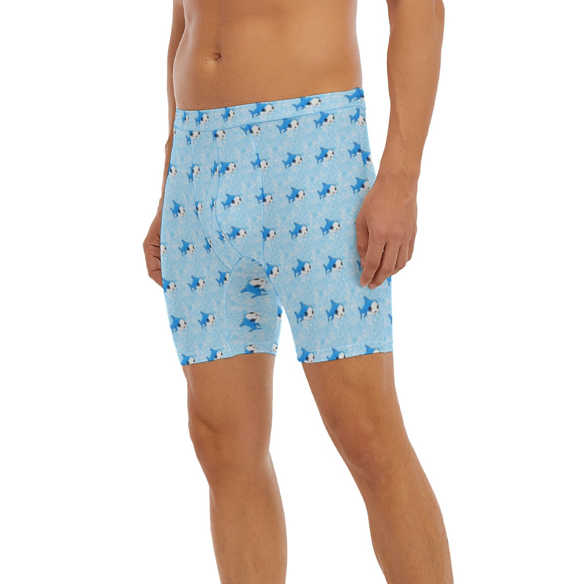 Baby Shark Long Boxer Briefs For Adults