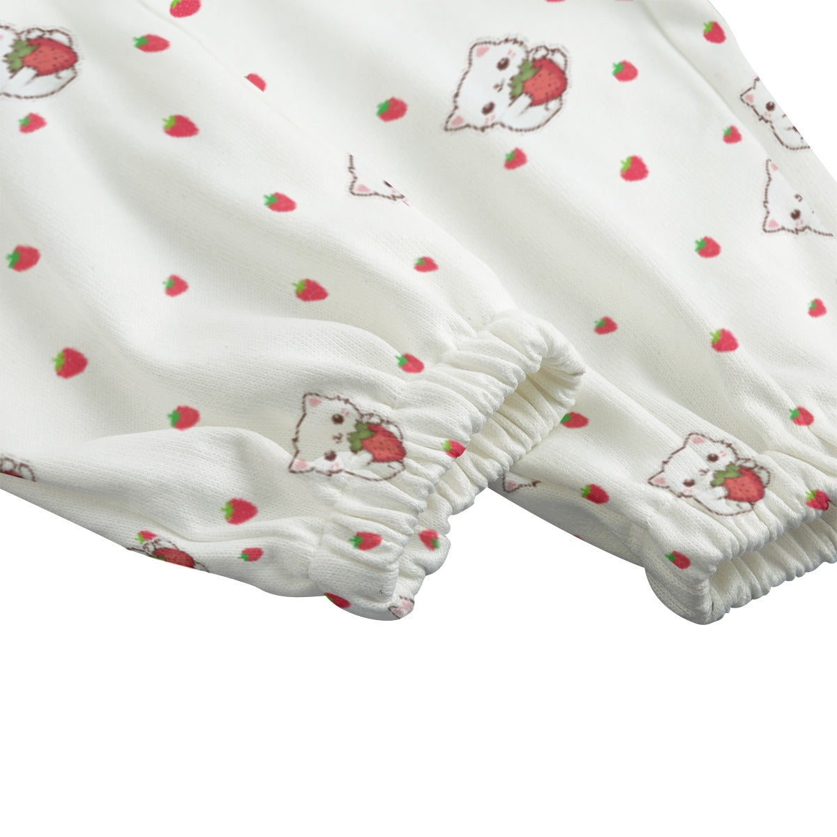 Strawberry Kitty Fleece Pants