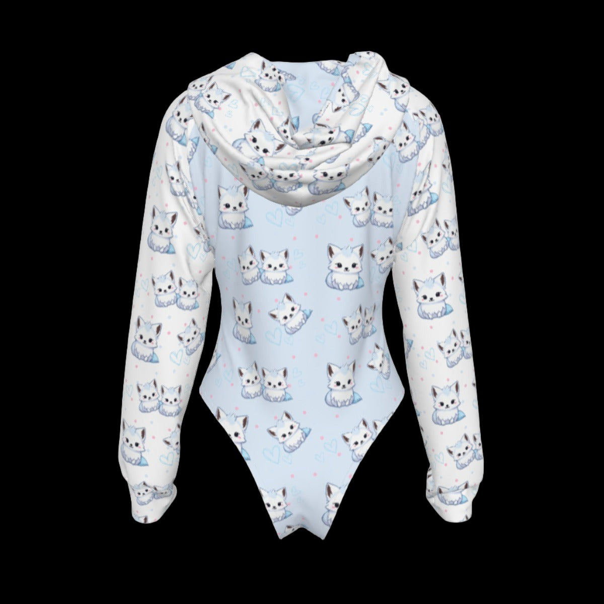 Arctic Fox Adult Hooded Onesie