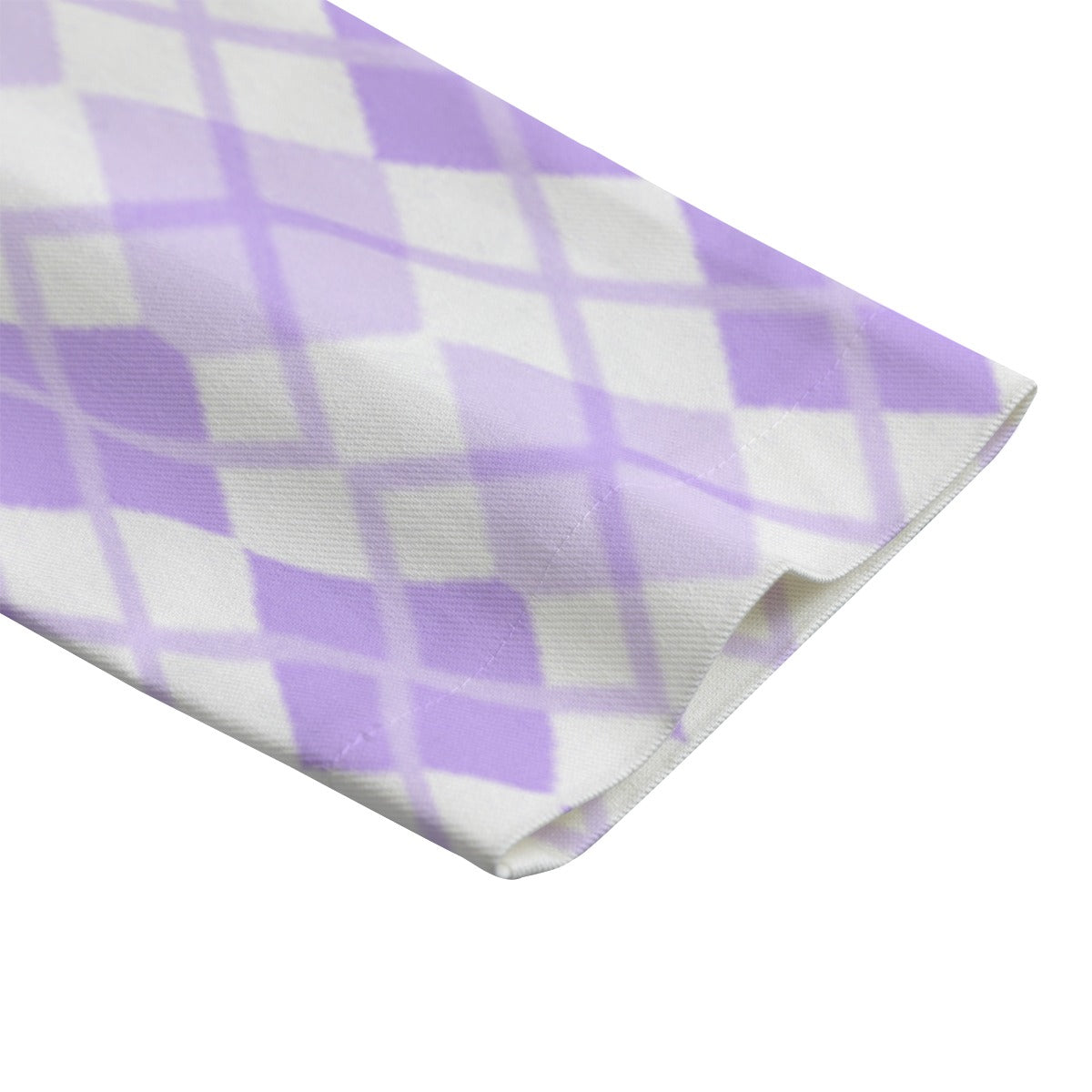 Purple Pastel Blazer - Diamond Plaid