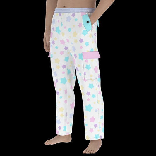 Pastel Stars Cargo Pants - S
