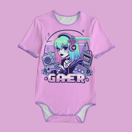 Gamer Girl Adult Onesie Bodysuit