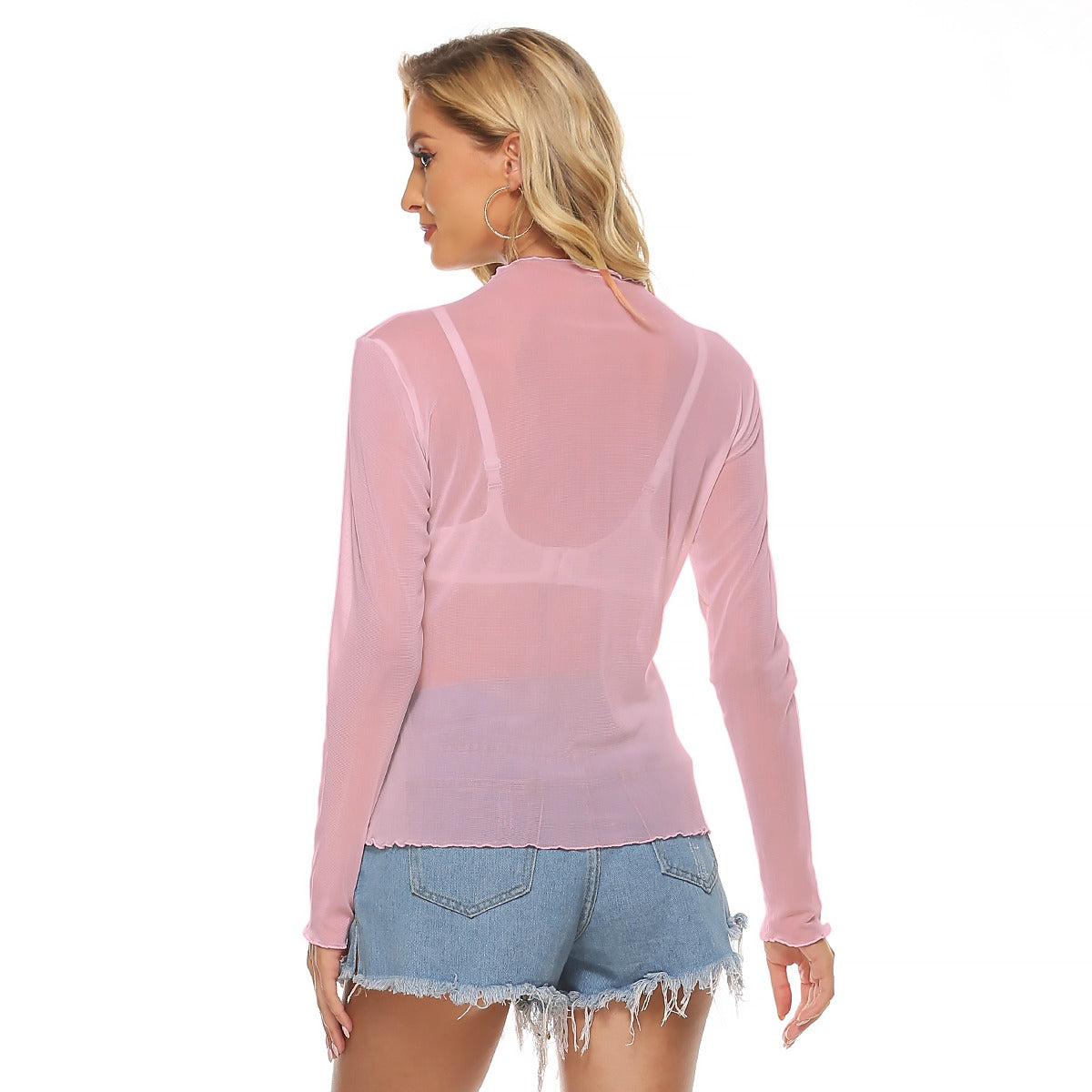 Pastel Baby Deer Milk Bottle Women’s Mesh T-shirt