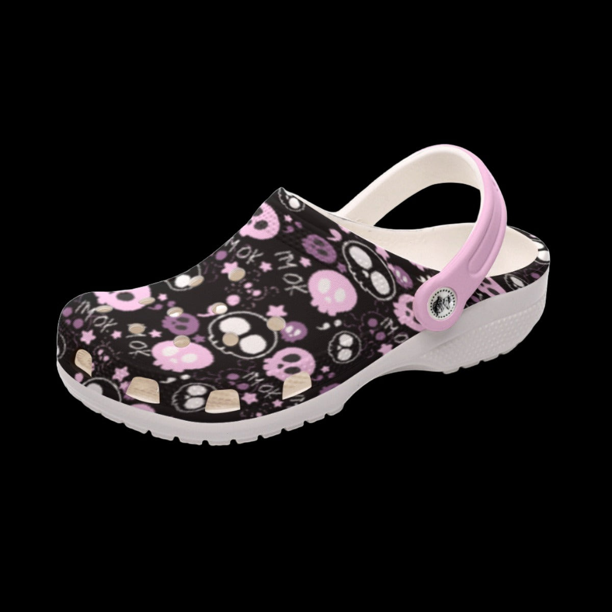 I’m Okay Semi Colon Women’s Classic Clogs - US5(EUR36)