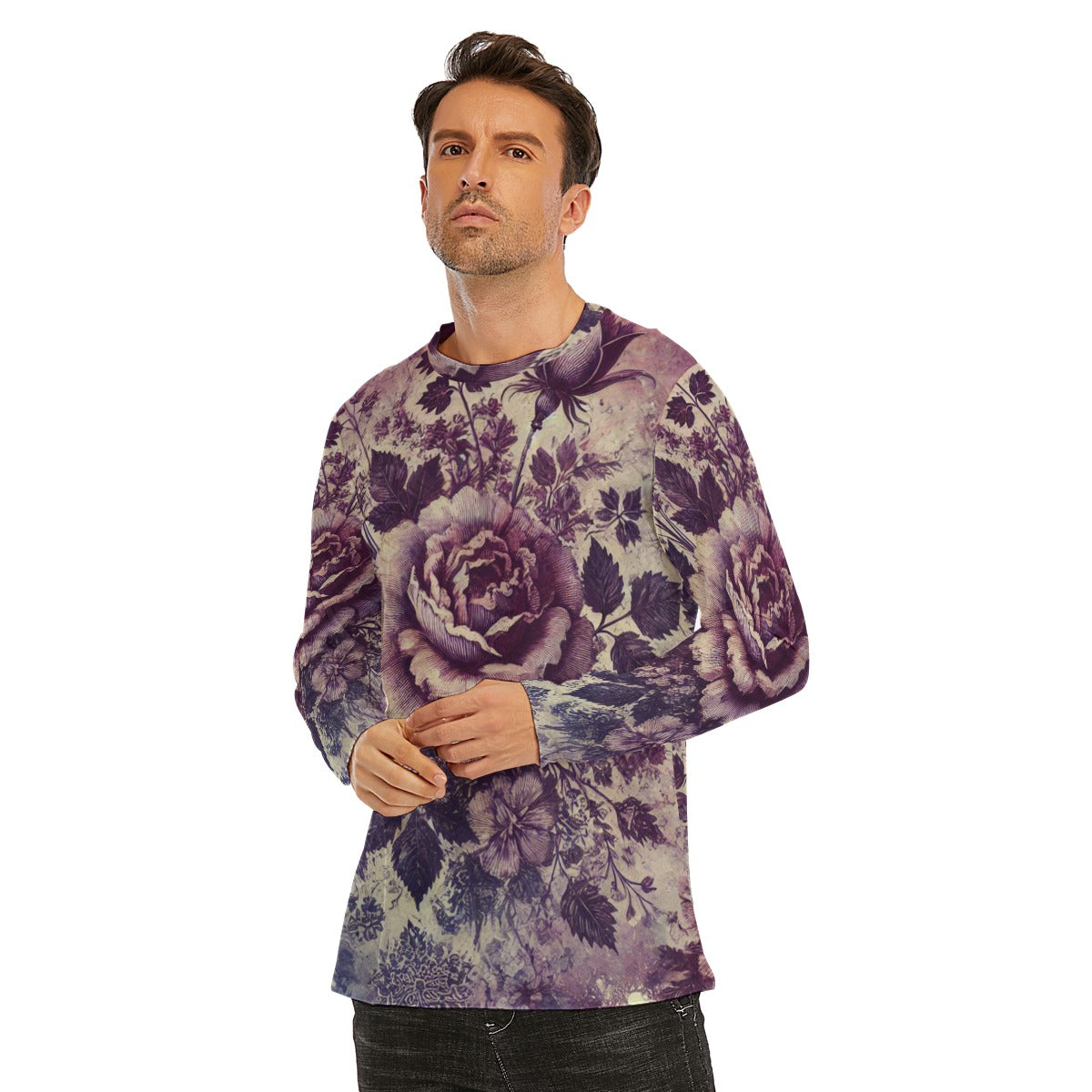 Vintage Rose Long Sleeve T-Shirt