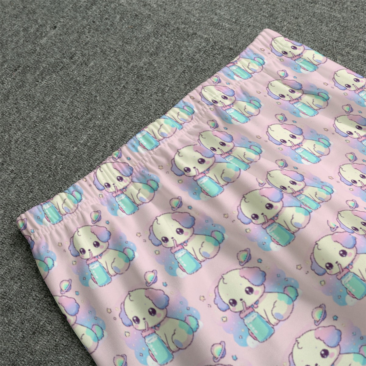Puppy Milk Bottle Adult Pajamas Set