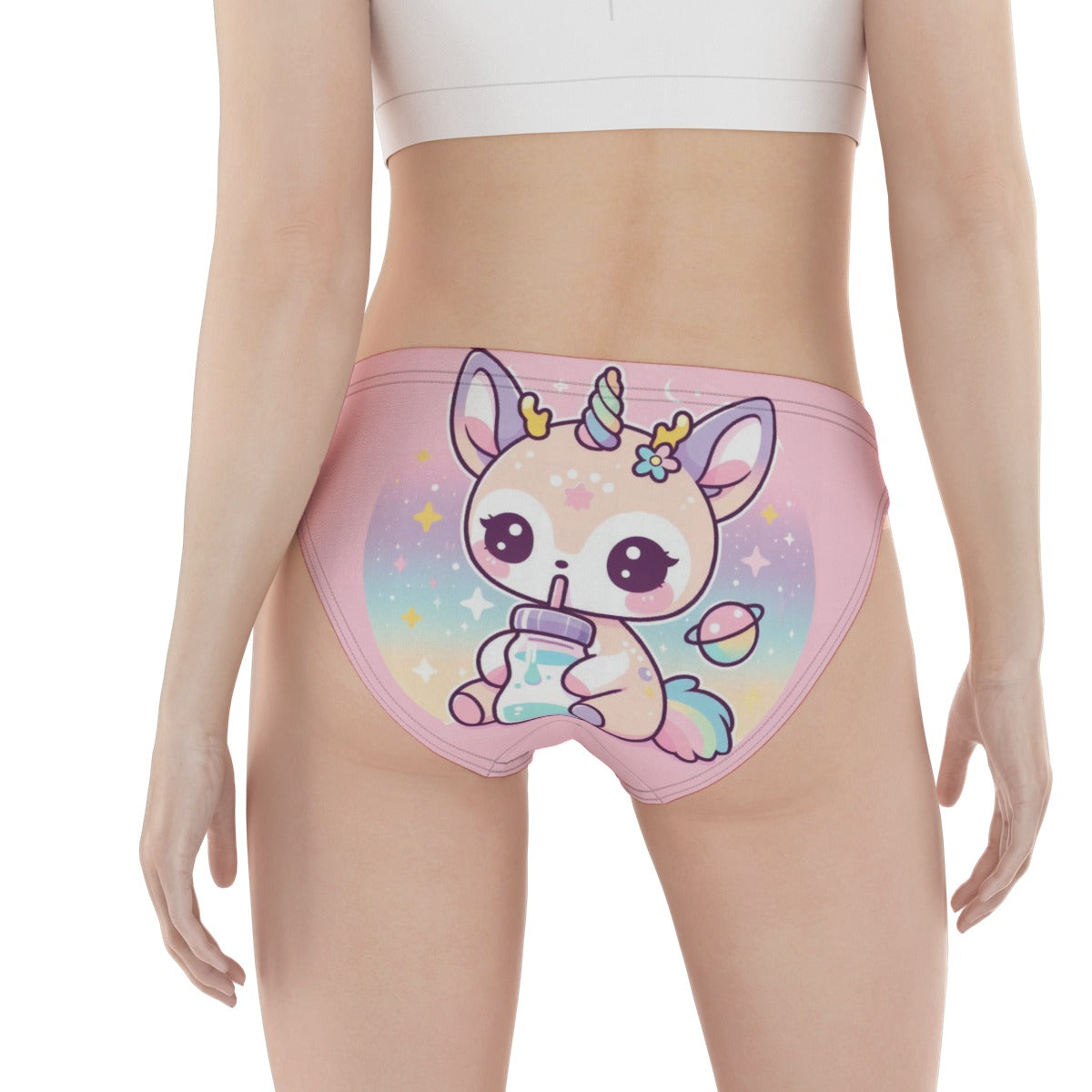 Kawaii Panties - Baby Deer Milk Bottle Women’s Underwear DDLG Clothing Collection
