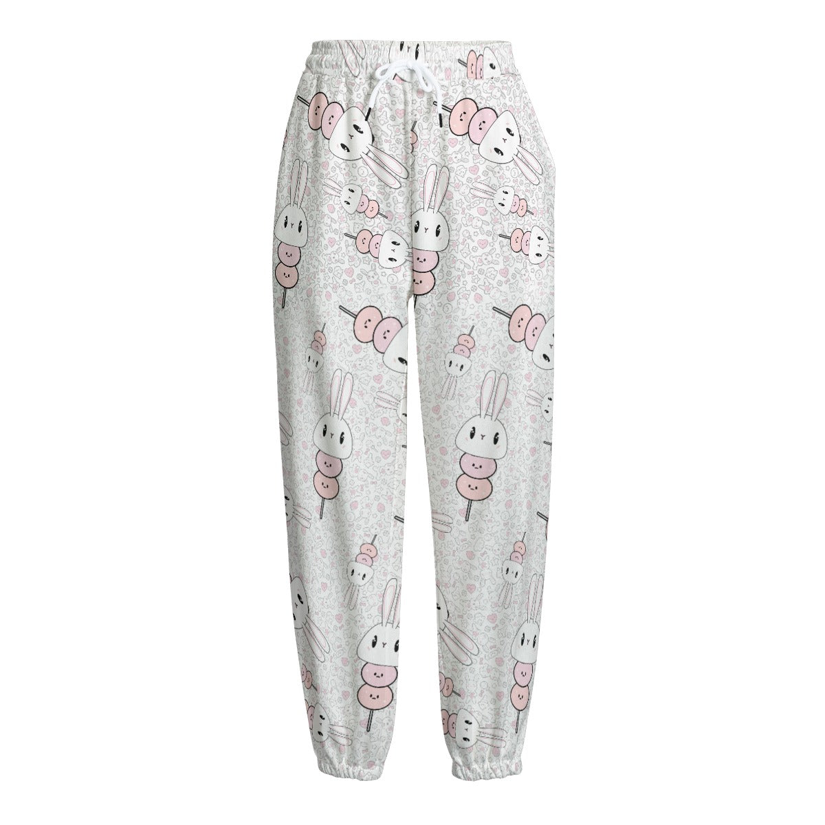 Kawaii Bunny Yakitori Fleece Pants