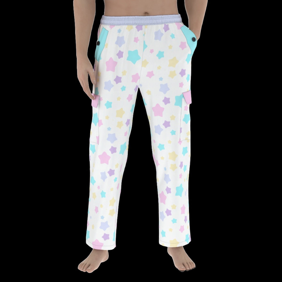 Pastel Stars Cargo Pants
