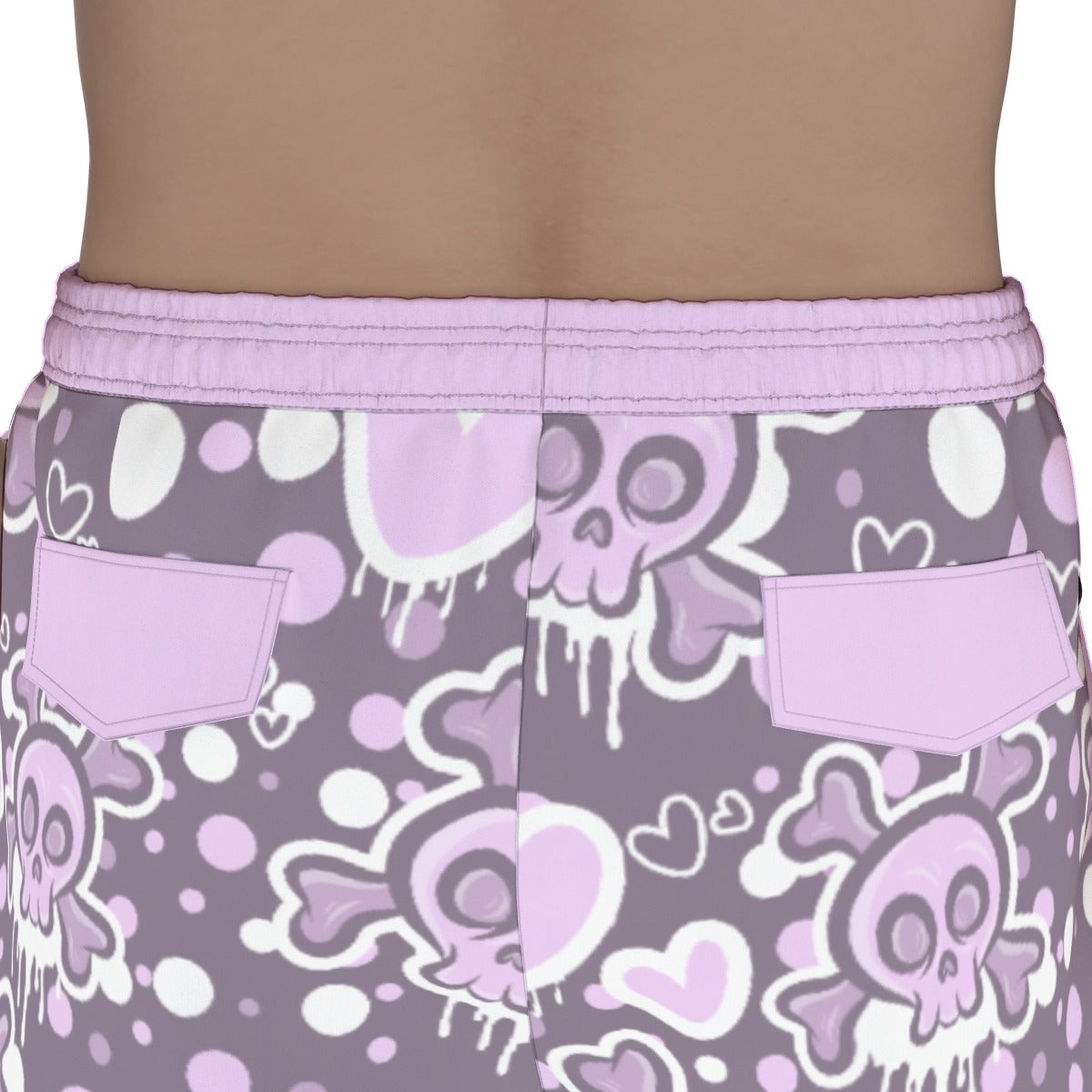 Kawaii Purple Pastel Goth Cargo Pants