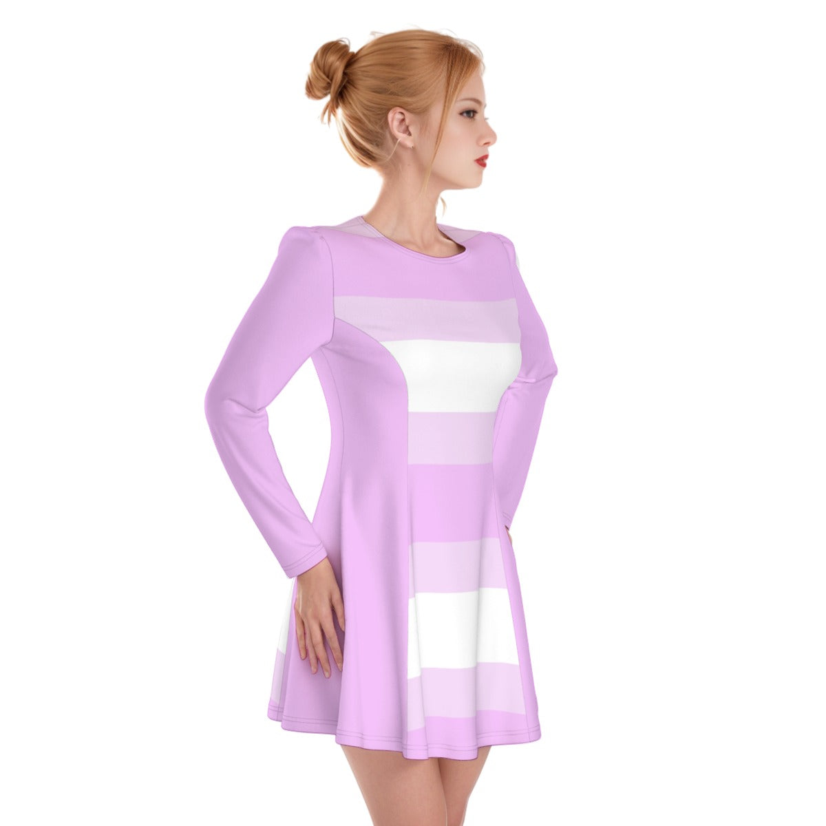 Purple Pastel Dress For Women