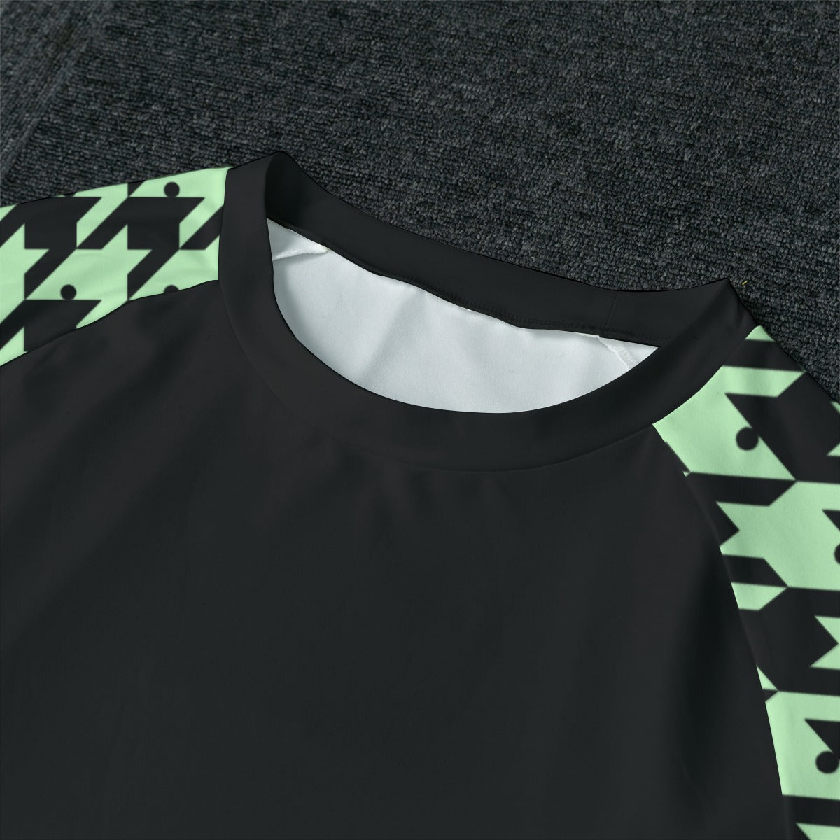 Houndstooth Pajamas - Pastel Green