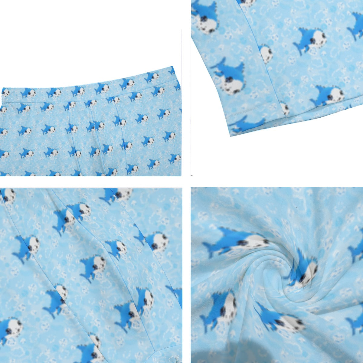 Baby Shark Long Boxer Briefs For Adults